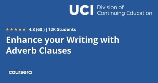 Enhance your Writing with Adverb Clauses