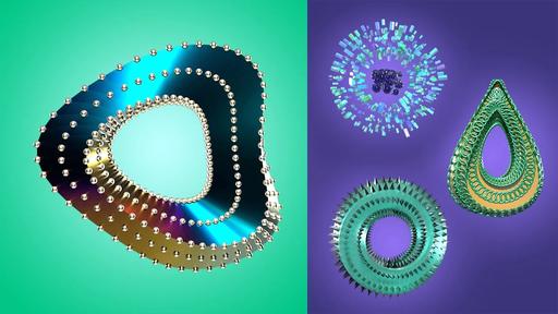 Motion Graphics Animation in Maya: Animate A 3D Looping Mobius Strip