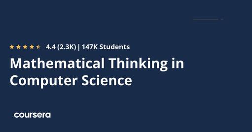 Mathematical Thinking in Computer Science
