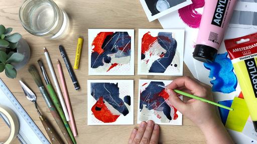 Acrylic Painting For Beginners: Create Expressive, Colorful Abstracts