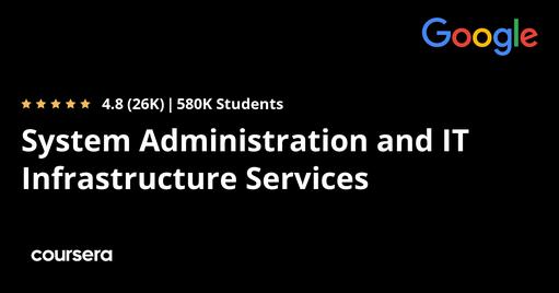  System Administration and IT Infrastructure Services