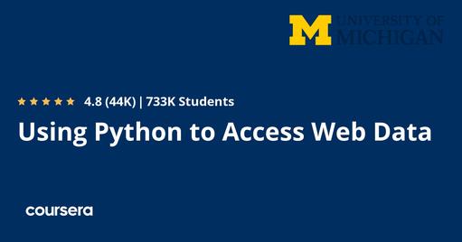 Using Python to Access Web Data