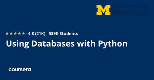 Using Databases with Python