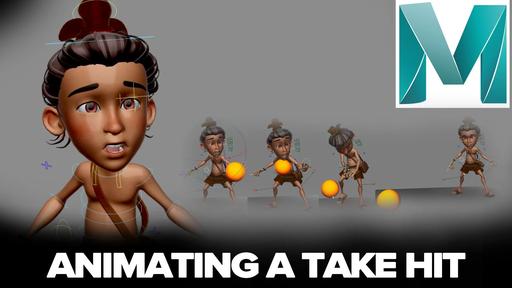 Character Animation for Games: Animating a Take Hit in Maya
