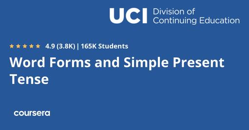 Word Forms and Simple Present Tense