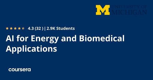 AI for Energy and Biomedical Applications