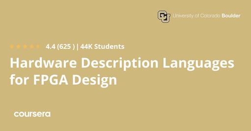 Hardware Description Languages for FPGA Design