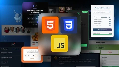 100 Days of HTML, CSS and JavaScript - Build 100 Projects