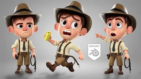 Cartoon Character Modeling for 3D Animation in Blender