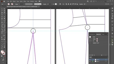 Draft a Basic Bodice Block Using Adobe Illustrator