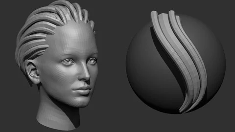 Make Your Very Own Custom Hair Brush And Hairstyle In Zbrush