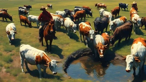 Optimal Cattle Farming Site Selection Using Earth Engine