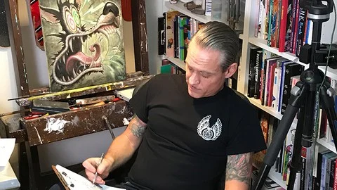 Sketching & Inking Masterclass with Peter Gustafsson