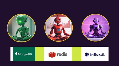 MongoDB,Redis,InfluxDB - Master the 3 TOP 1 Ranked Databases