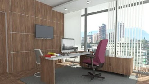Revit Arch. : Modeling & Rendering Interior office project
