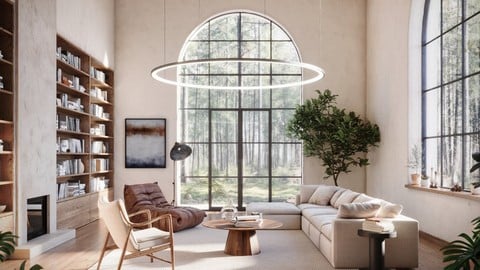 Professional Interior Visualization - 3ds Max + Corona