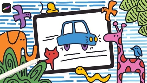 The Power of Bold Lines - Create Simplified & Playful Art